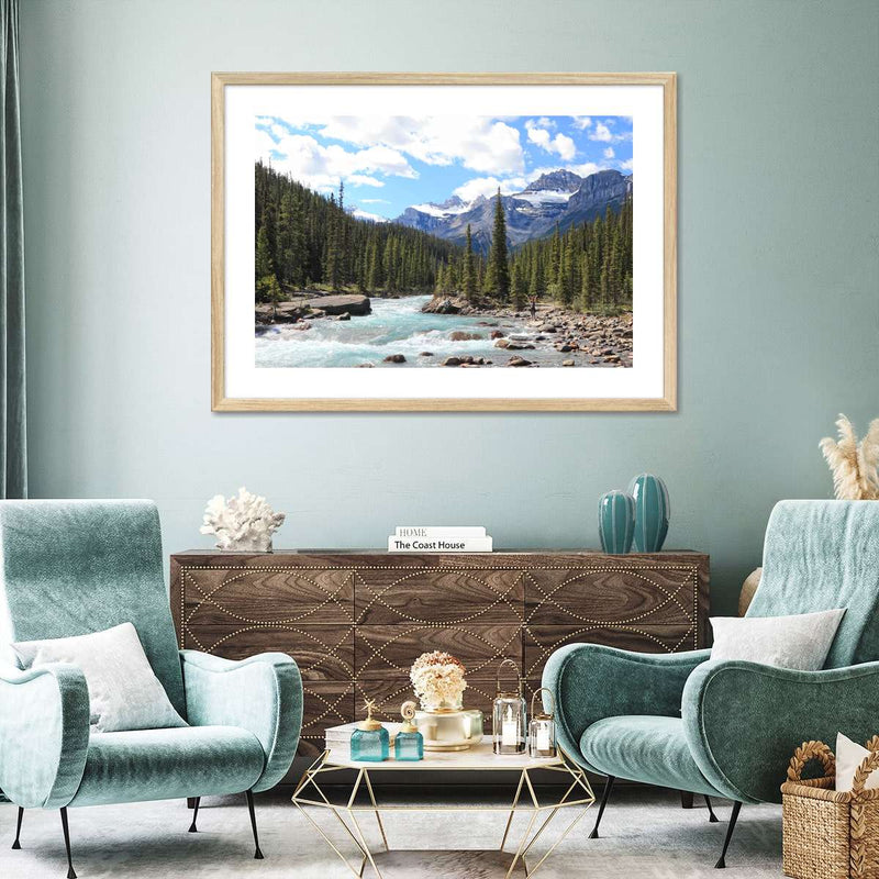 Rocky Mountains River Wall Art