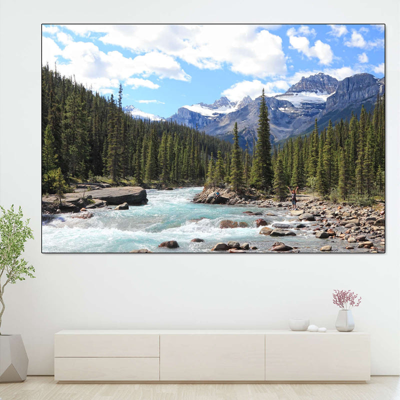 Rocky Mountains River Wall Art