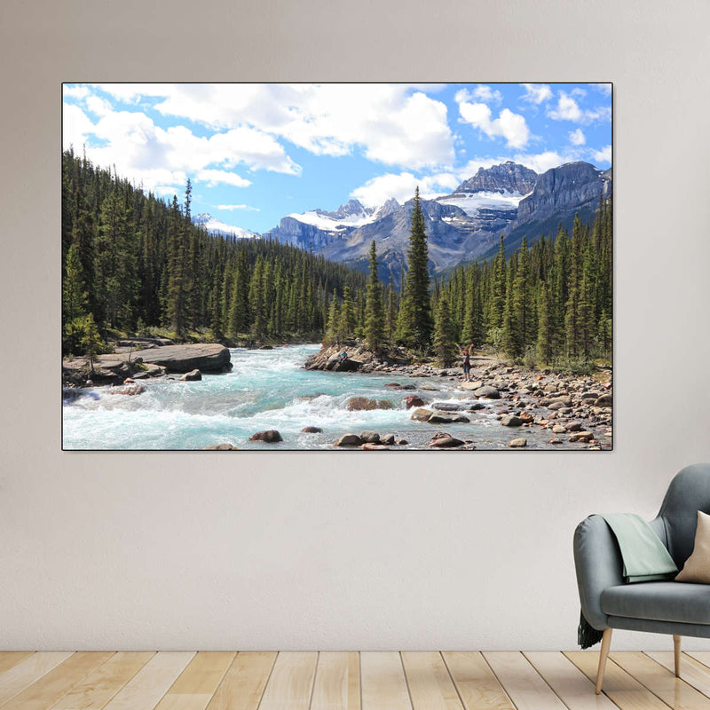 Rocky Mountains River Wall Art