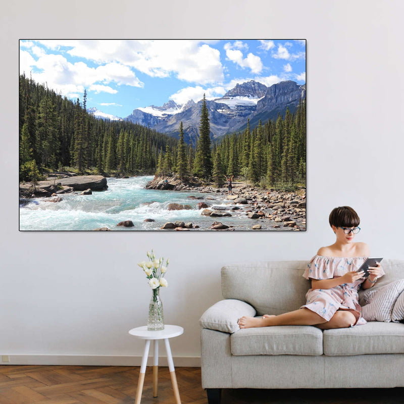 Rocky Mountains River Wall Art