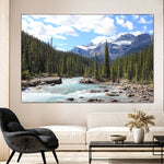 Rocky Mountains River Wall Art