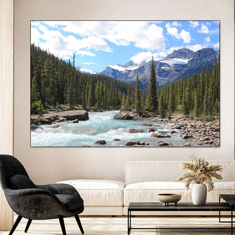 Rocky Mountains River Wall Art