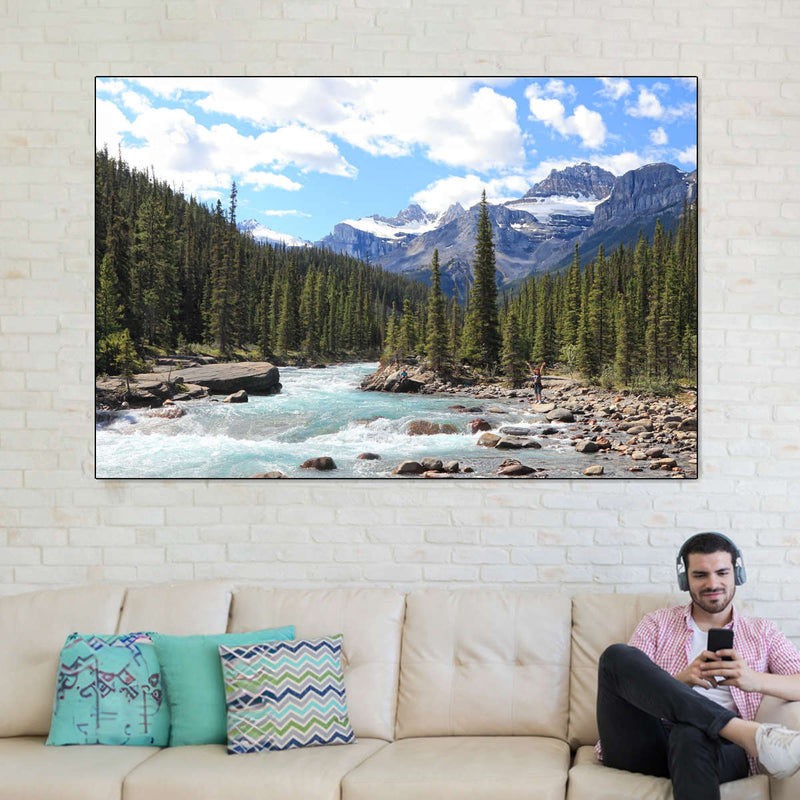 Rocky Mountains River Wall Art