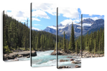 Rocky Mountains River Wall Art