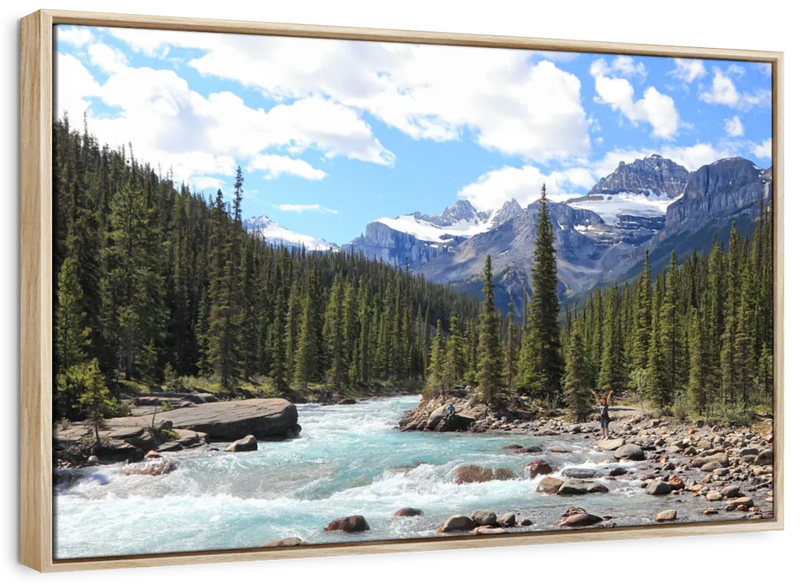 Rocky Mountains River Wall Art