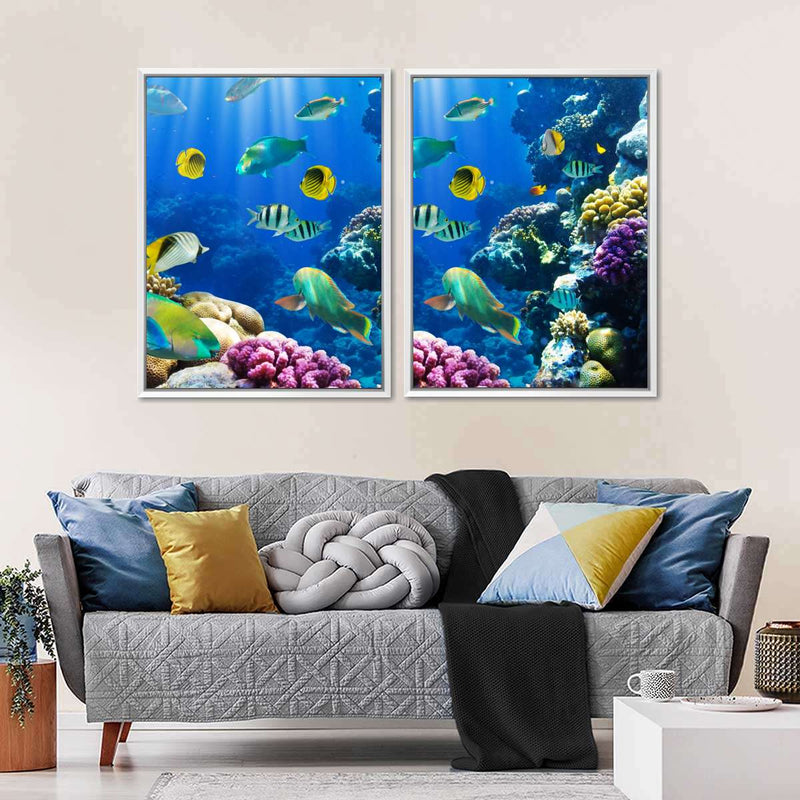 Underwater Sea Creatures Wall Art