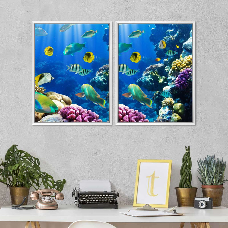 Underwater Sea Creatures Wall Art