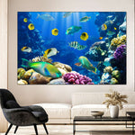 Underwater Sea Creatures Wall Art