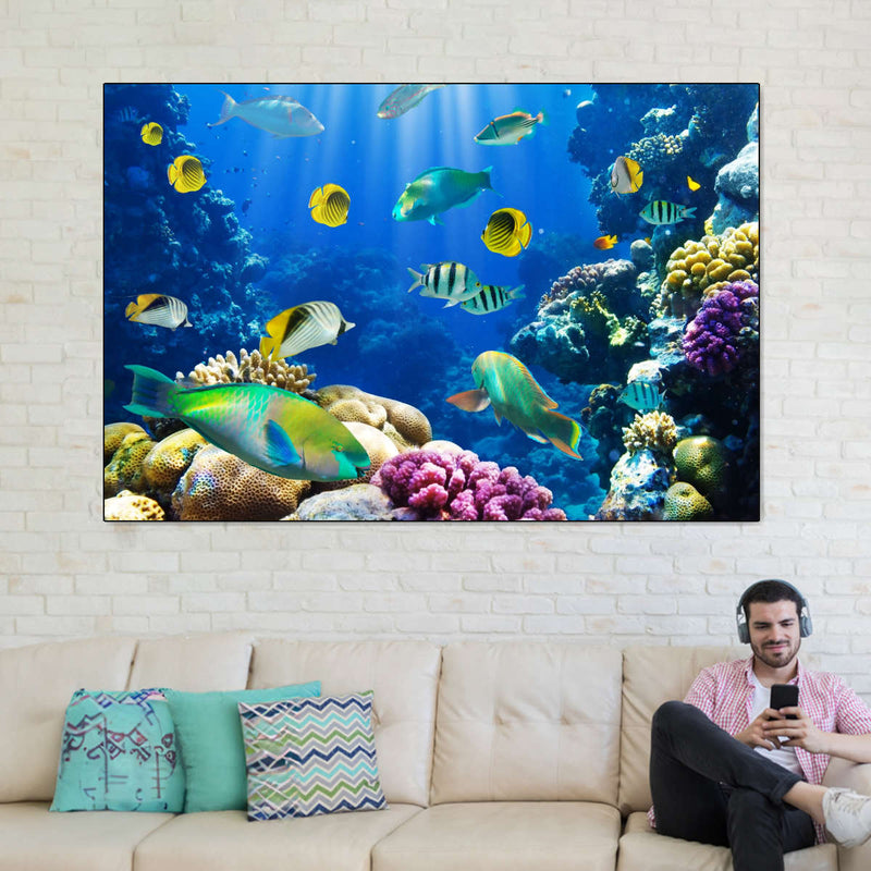 Underwater Sea Creatures Wall Art