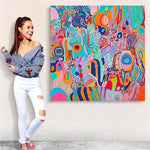 Canvas Print: "Kaleidoscopic Voyage III"