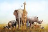 Kenyan Safari Animals Wall Art
