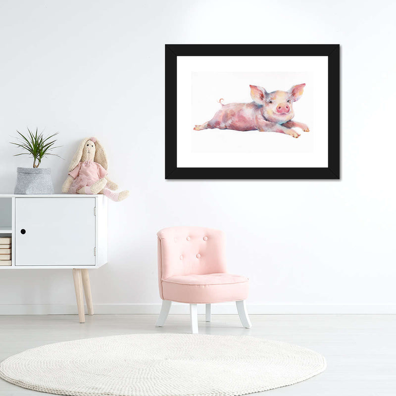 Precious Piglet Wall Art