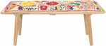 Yook Colorful Wood Bench
