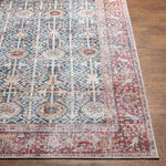 Rust Catadupa Distressed Washable Area Rug