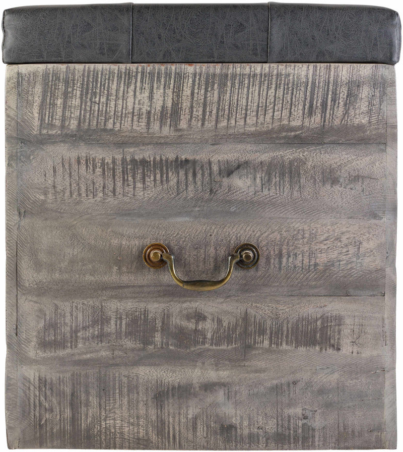 Niederthalheim Charcoal Ottoman