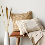 Potamos Cream Pillow Cover