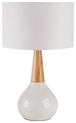Wolf Modern White Table Lamp