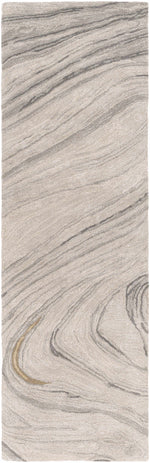 Berino Beige Viscose&Wool Marble Rug