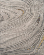 Berino Beige Viscose&Wool Marble Rug
