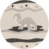 Kids Dinosaur Round Nursery Rug