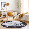 Kids Elephant Round Nursery Rug