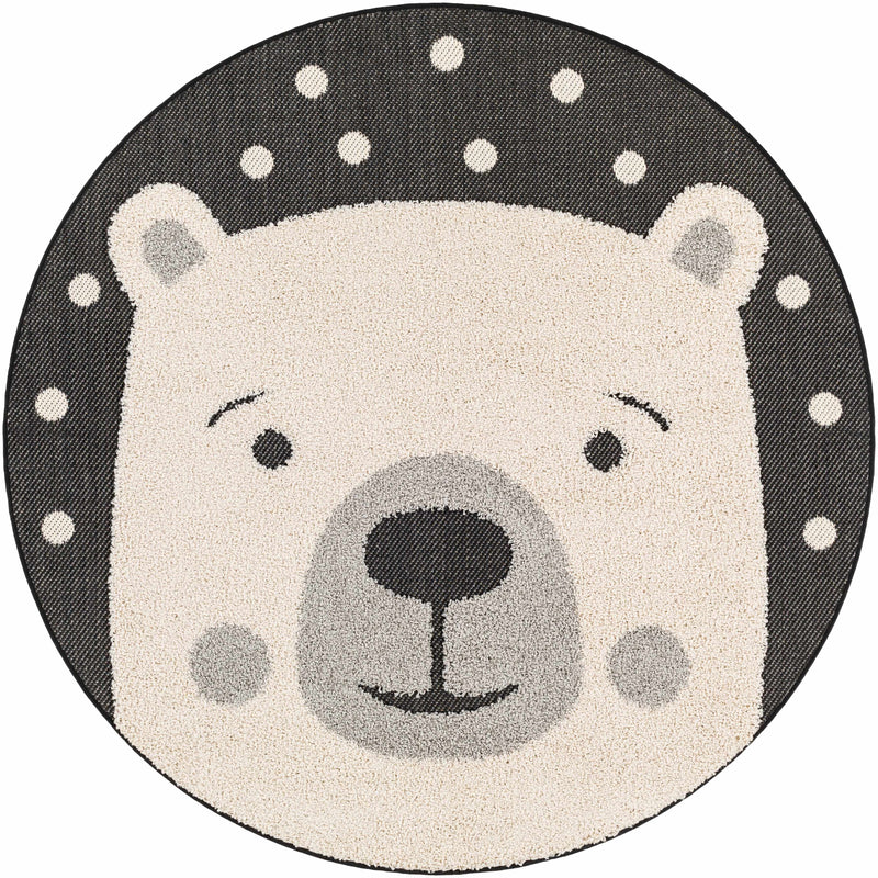 Kids Bear Round Nursery Rug