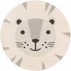 Kids Lion Round Nursery Rug