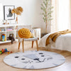 Kids Lion Round Nursery Rug