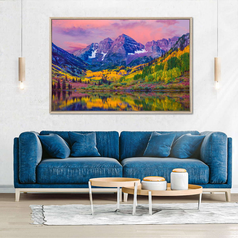 Maroon Bells Autumn Beauty Wall Art