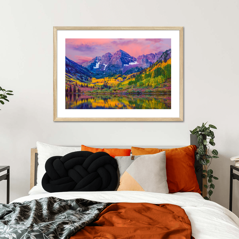 Maroon Bells Autumn Beauty Wall Art