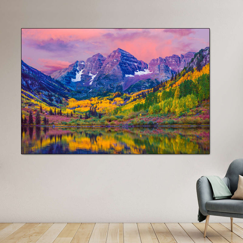 Maroon Bells Autumn Beauty Wall Art