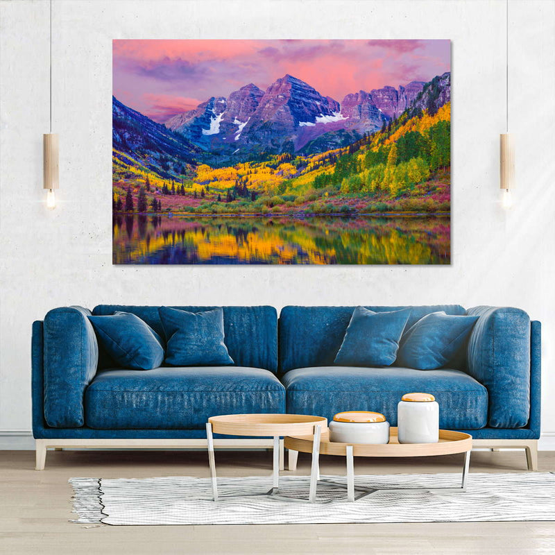 Maroon Bells Autumn Beauty Wall Art