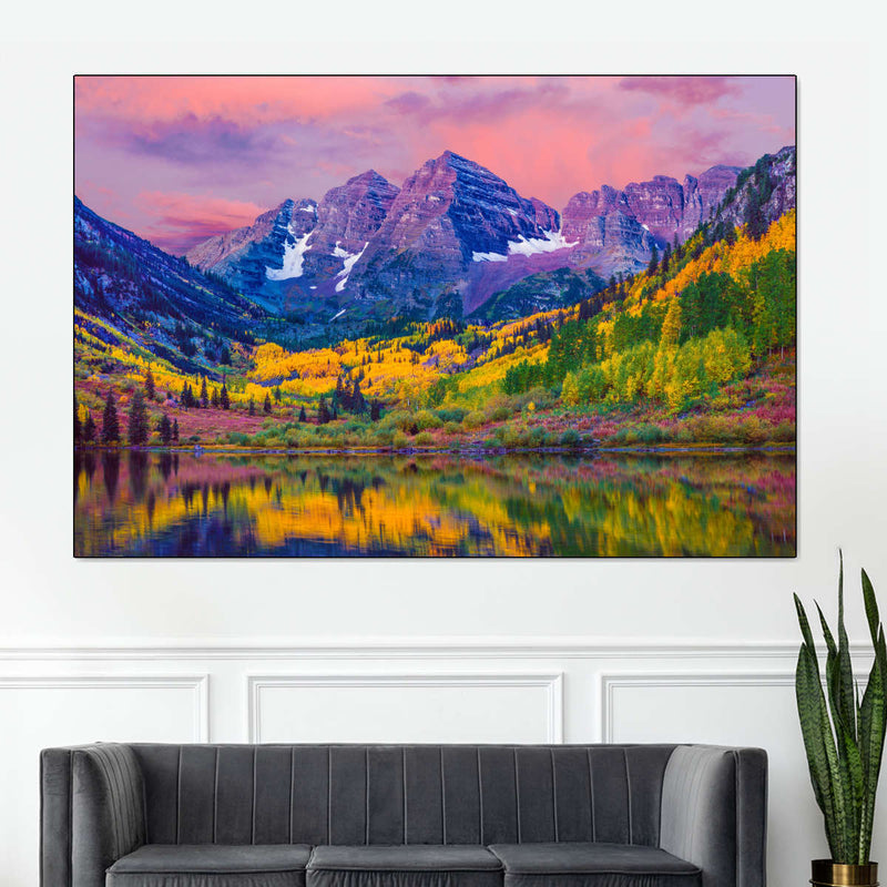 Maroon Bells Autumn Beauty Wall Art