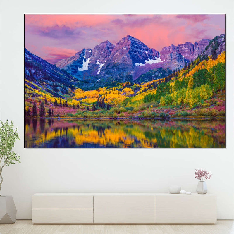Maroon Bells Autumn Beauty Wall Art