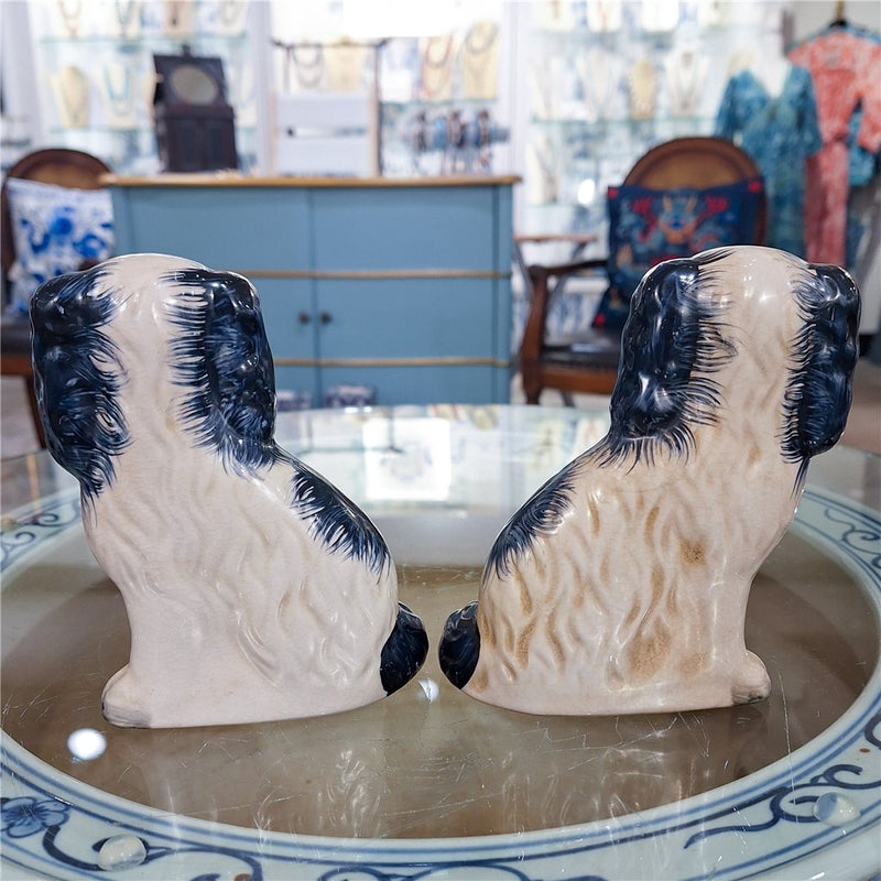 Staffordshire Dog Blue Small L8008-BL