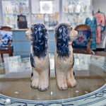 Staffordshire Dog Blue Small L8008-BL