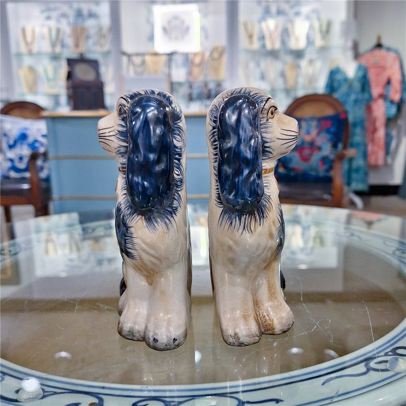 Staffordshire Dog Blue Small L8008-BL