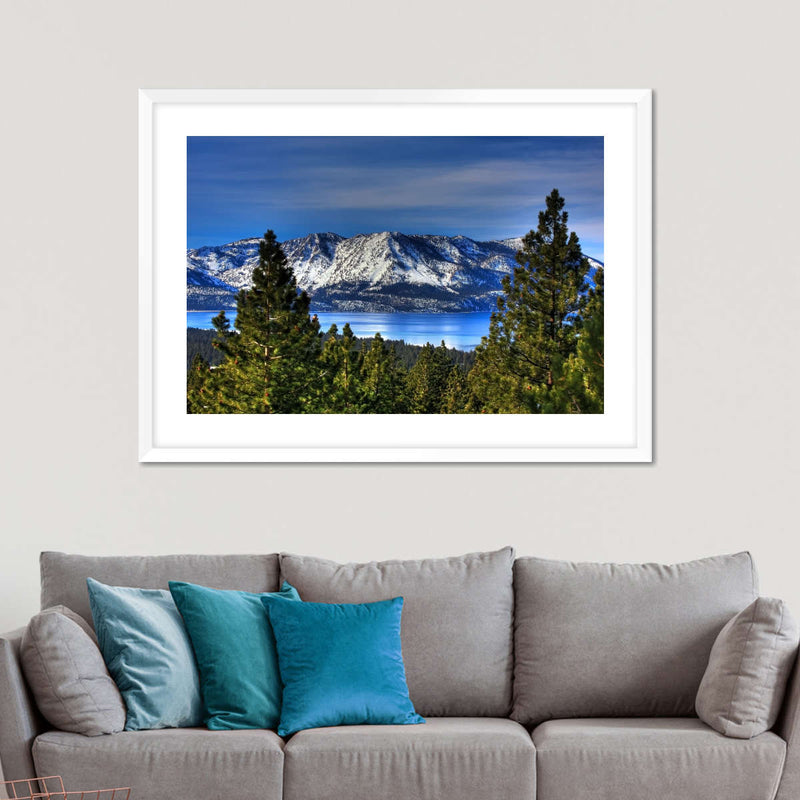 Lake Tahoe Sierra Mountains Wall Art