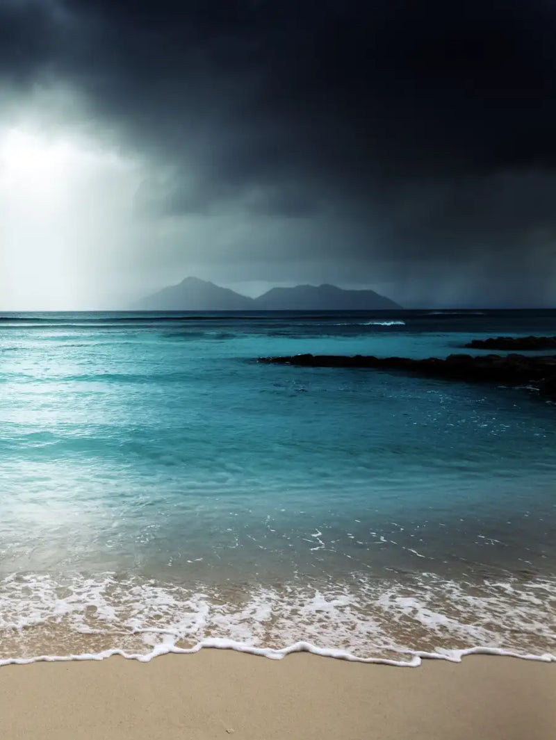 La Digue Island Evening Sky Wall Art