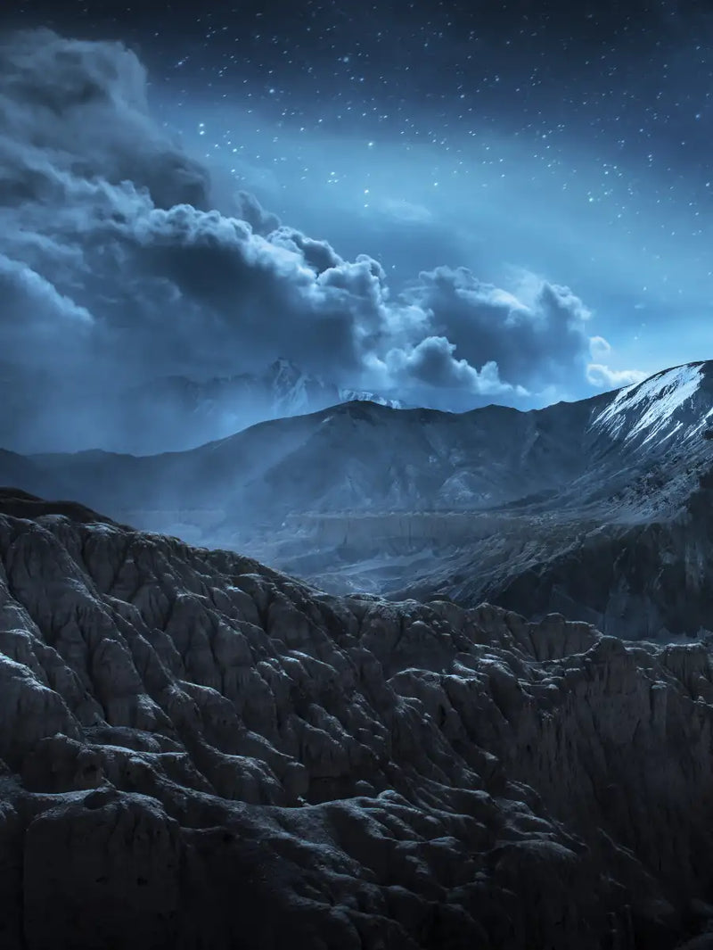 Ladakh Night Time Sky Wall Art