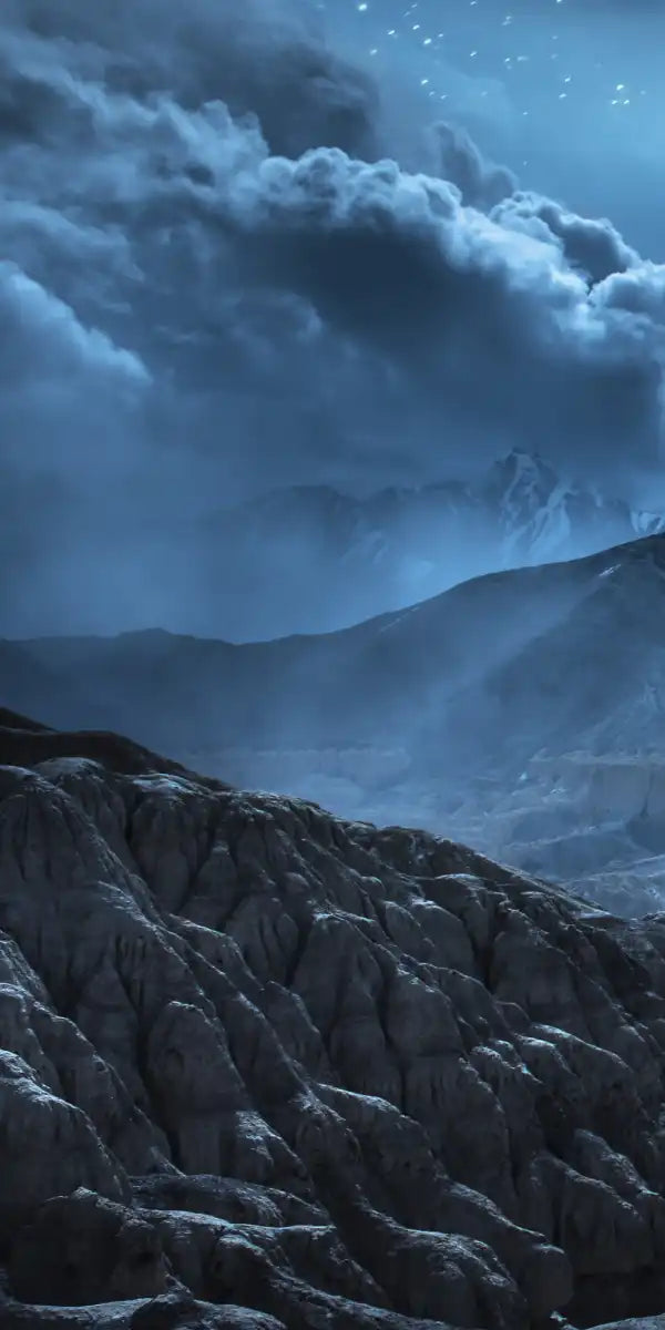 Ladakh Night Time Sky Wall Art