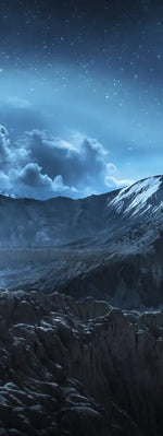Ladakh Night Time Sky Wall Art