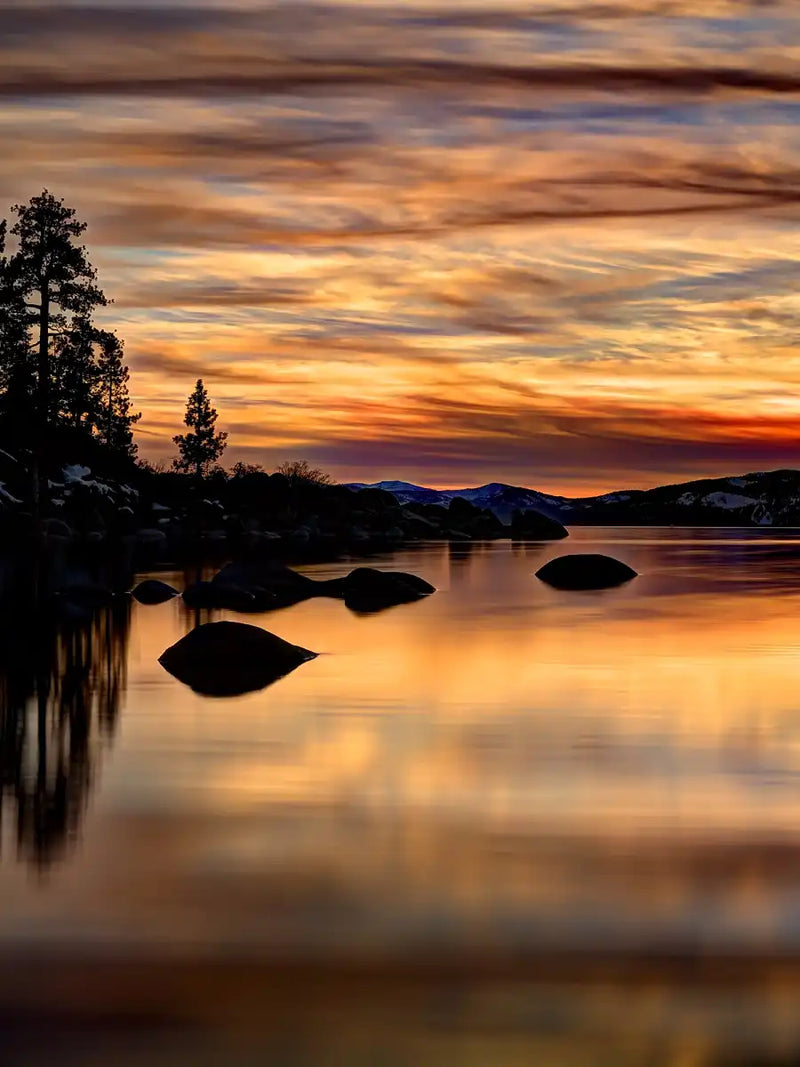 Lake Tahoe Granite Boulders Wall Art