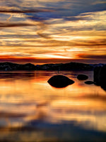 Lake Tahoe Granite Boulders Wall Art