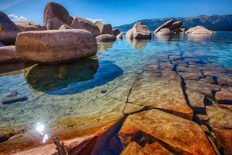 Lake Tahoe Stones Wall Art