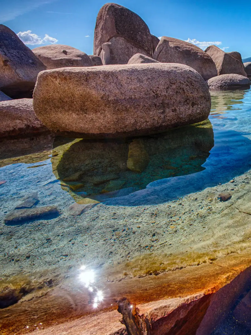 Lake Tahoe Stones Wall Art