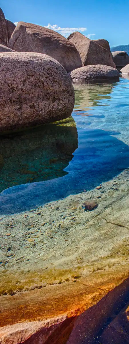 Lake Tahoe Stones Wall Art