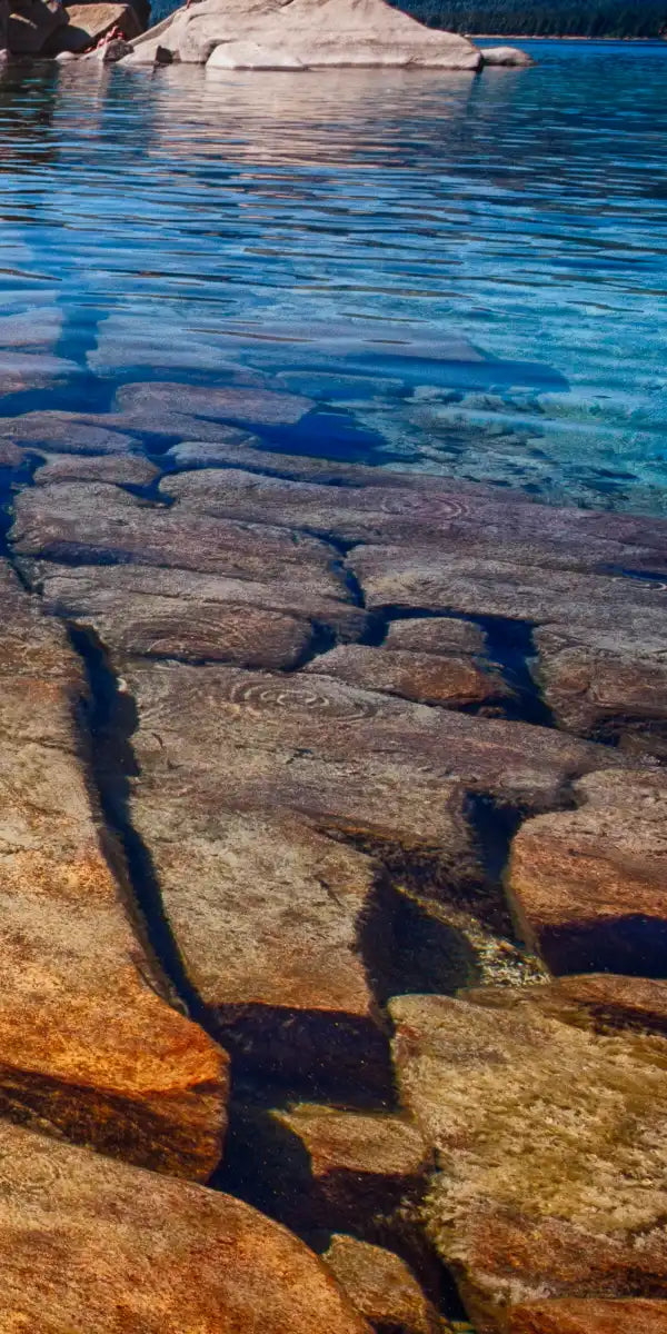 Lake Tahoe Stones Wall Art