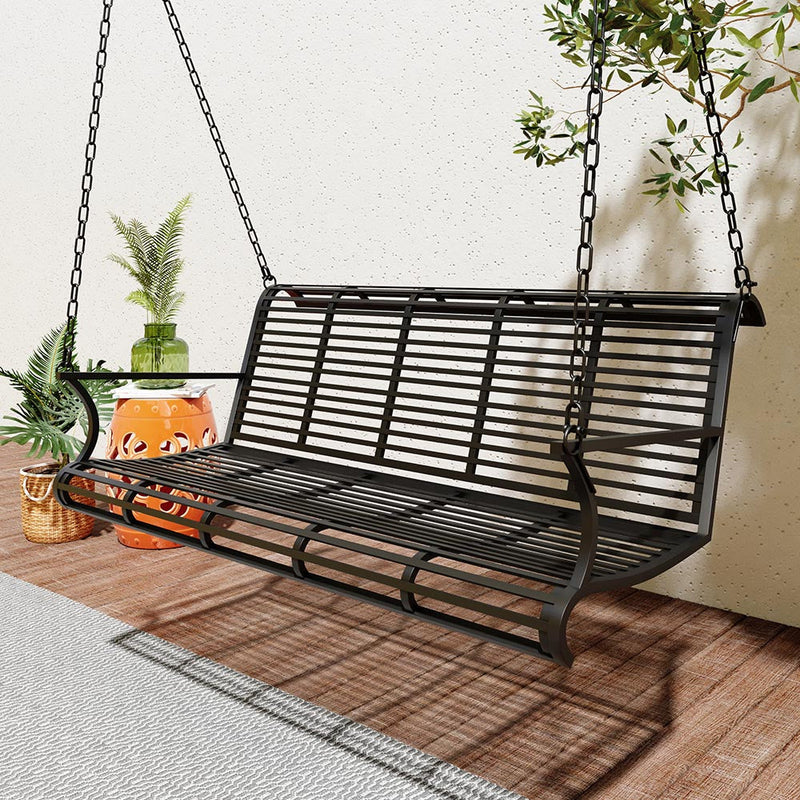 Live Casual Heavy Duty Roll Back Metal Porch Swing (NEW)