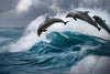 Leaping Dolphins Wall Art
